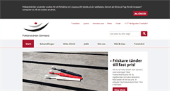 Desktop Screenshot of folktandvardensormland.se